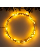 Гирлянда «Нить» 5 м роса, IP20, серебристая нить, 50 LED, 2 режима, батарейки AAх3 (нет в комплекте), свечение жёлтое 5198309 - фото 319929663
