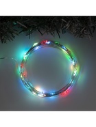 Гирлянда «Нить» 5 м роса, IP20, серебристая нить, 50 LED, переливы, батарейки AAх3 (нет в комплекте), свечение мульти (RGB) 5198312