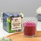 Свеча ароматическая в стакане "Тосканский виноград", подарочная упаковка, 8х8,5 см, 30 ч - фото 318441246