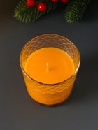 Свеча ароматическая в стакане «Зимний мандарин», подарочная упаковка, 8×8.5 см, 30 ч - Фото 3