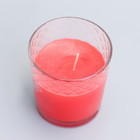 Свеча ароматическая в стакане "Земляника", подарочная упаковка, 8х8,5 см, 30 ч - фото 8631189