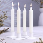 Набор свечей хозяйственных, высота 15,5 см, 4 шт - Фото 1