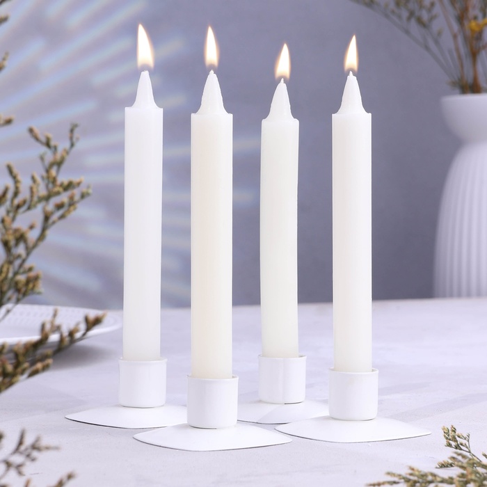 Набор свечей хозяйственных, 2х15,5 см, 5 ч, 42 г, 4 штуки - Фото 1
