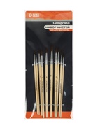 Набор кистей для рисования, белка, 10 штук: № 1, 2, 3, 4, 5, 6, 7, 8, 9, 10, Calligrata, круглые, деревянная ручка, международный размер 4725847