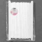 Тесьма декоративная «Самоса», 18 мм, 9.1±0.5 м, белая - Фото 3