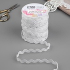 Тесьма отделочная «Вьюнчик», 5 мм, 27±1 м, белая №01 - Фото 2