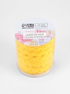 Тесьма отделочная «Вьюнчик», 5 мм, 27±1 м, жёлтая №15 - Фото 4