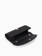 Сумка-клатч вечерняя на магните, на серебристой цепочке, блестящая, чёрная 5131700