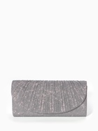 Сумка женская на магните, серебристая 5131702