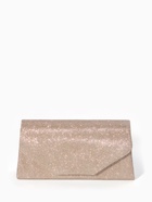 Сумка-клатч женская вечерняя на магните, на длинной цепочке, мерцающая, золотистая 5131723