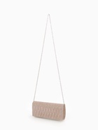 Сумка-клатч женская вечерняя на магните, на длинной цепочке, блестящая, золотистая - Фото 9