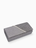 Сумка-клатч женская вечерняя на магните, на длинной цепочке, со стразами, серебристая - фото 61533311