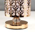 Лампа настольная 16142/1 E27 40 Вт золото 13×13×31 см RISALUX - фото 3747300