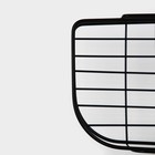 Полка для ванной Доляна, угловая, 2 крючка, 26×26×10 см, чёрная - Фото 5