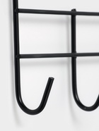 Полка 3-х ярусная, 6 крючков, 47×30×14 см, чёрная - Фото 8