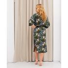 Комплект (халат и комбинация) KAFTAN, 44-46, зелен/роз - Фото 4