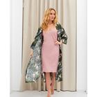 Комплект (халат и комбинация) KAFTAN, 52-54, зелен/роз - Фото 6