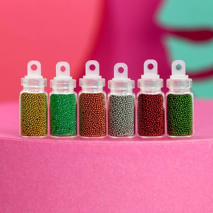 Набор бульонок для декора ногтей «Сияй ярче звезд!», 12 цветов 21244