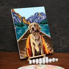 Картина по номерам на холсте с подрамником «Собака в лодке», 30 х 40 см - Фото 1