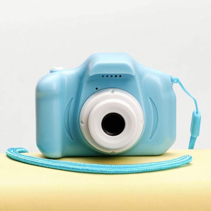 Фотоаппарат детский, синий, 8 х 6 см - фото 51319991