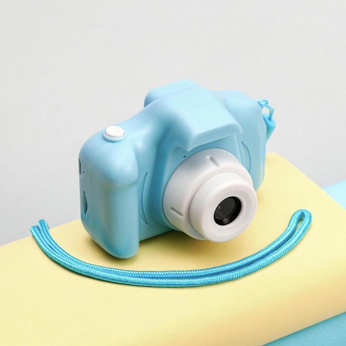 Фотоаппарат детский, синий, 8 х 6 см - фото 51320000