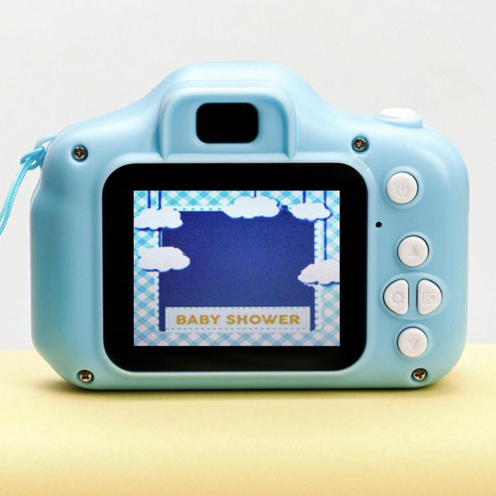 Фотоаппарат детский, синий, 8 х 6 см - фото 51319997