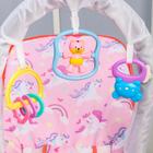 Шезлонг - качалка для новорождённых «Волшебная пони», игровая дуга, игрушки МИКС 5349615