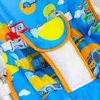 Шезлонг - качалка для новорождённых «Транспорт», игровая дуга, игрушки МИКС - Фото 5