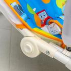 Шезлонг - качалка для новорождённых «Транспорт», игровая дуга, игрушки МИКС - Фото 6