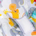 Шезлонг - качалка для новорождённых «Веселые зверята», игровая дуга, игрушки МИКС - Фото 6
