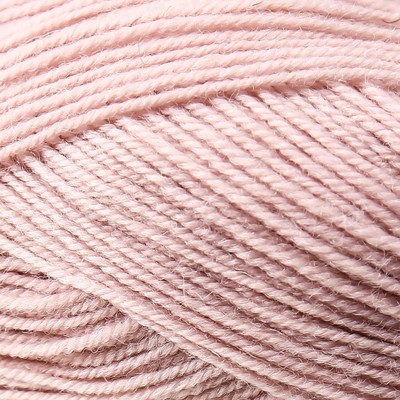 Пряжа для вязания спицами, крючком «Пехорский текстиль. Австралийский меринос», 95% мериносовая шерсть, 5% акрил объёмный, 400 м/100 г, (374 розовый беж)