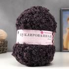 Пряжа "Буклированная"  30% мохер,20% шерсть,50% акрил  220м/200гр (484-Баклажан) - Фото 1