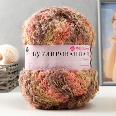 Пряжа "Буклированная" 30% мохер,20% шерсть,50% акрил 220м/200гр (1239 М)