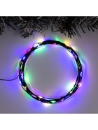 Гирлянда «Нить» 5 м роса, IP20, чёрная нить, 50 LED, свечение мульти, USB 5198346 - фото 319929744