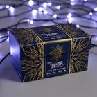 Гирлянда «Нить» 10 м, IP44, УМС, тёмная нить, 100 LED, свечение белое, 8 режимов, 24 В - фото 68890830