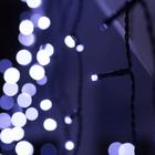 Гирлянда «Бахрома» 3 × 0.6 м, IP44, УМС, тёмная нить, 160 LED, свечение белое, 24 В - Фото 3