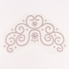 Термонаклейка на кокошник, бусины жемчуг, 31×22.5 см, набор 5 шт. - Фото 1