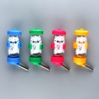 Поилка для грызунов 80 мл, 9×4.5 см, микс цветов - Фото 2