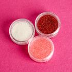 Набор мелких блёсток для декора ногтей «С 8 марта!», 3 цвета - фото 42234771