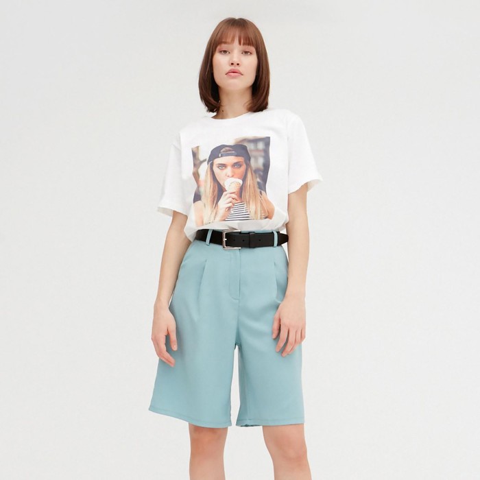 Шорты женские MINAKU, фисташковые, размер 44 - Фото 1