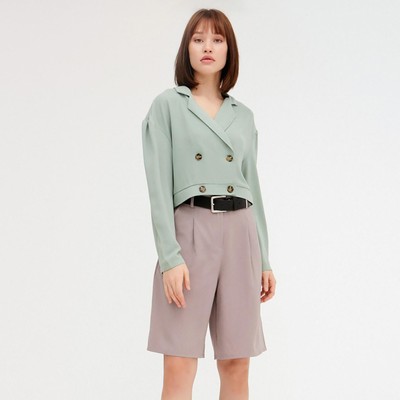 Шорты женские MINAKU, лиловые, размер 44