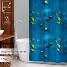 Штора для ванны Доляна «Рыбки», 180×180 см, EVA - Фото 1