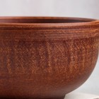 Салатник "Катун", гладкий, красная глина, 0.7 л - Фото 3