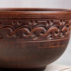 Салатник "Катун", декор, красная глина, 0.7 л - Фото 3
