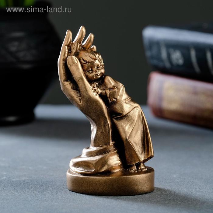 Статуэтка "Нежность" бронза / мраморная крошка - Фото 1