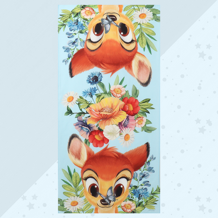 Полотенце пляжное детское «Оленёнок», 70×146±2 см, 100% хлопок, 160 г/м² - Фото 1