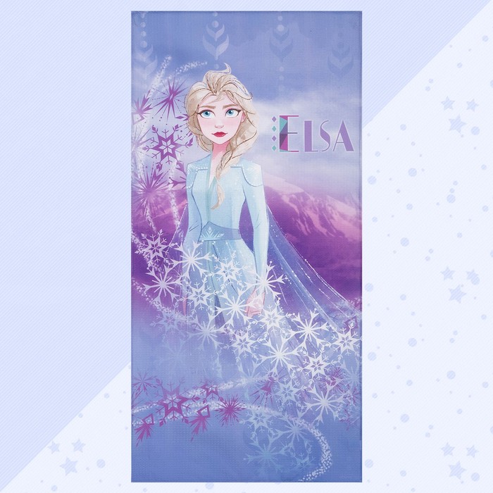 Полотенце детское «Ледяная принцесса» 70×146±2 см, 100% хлопок 160 г/м² - Фото 1