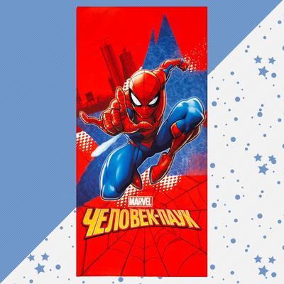 Полотенце пляжное «Человек-Паук», 70×146 см, 100% хлопок, 160 г/м²