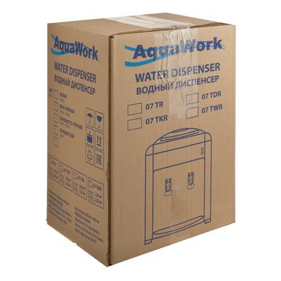 Кулер для воды AquaWork AW 0.7TDR, 700 Вт, охлаждение, нагрев, белый