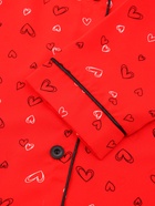 Пижама женская (рубашка, шорты) MINAKU: Light touch, размер 48, красная - Фото 12